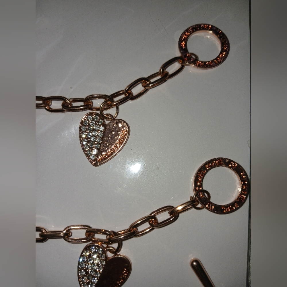 20 (Suss) Michael Kors Pave Heart Toggle Bracelets. HILARIOUS! Gag Gift? - Picture 9 of 11